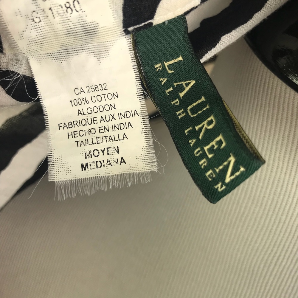 Ralph Lauren Zebra Tunic Top Dress Coverup - Picture 7 of 7